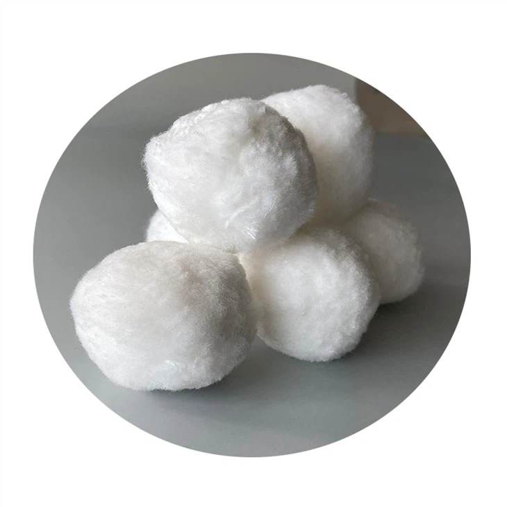 물 여과 흡수 오일 용 섬유 볼